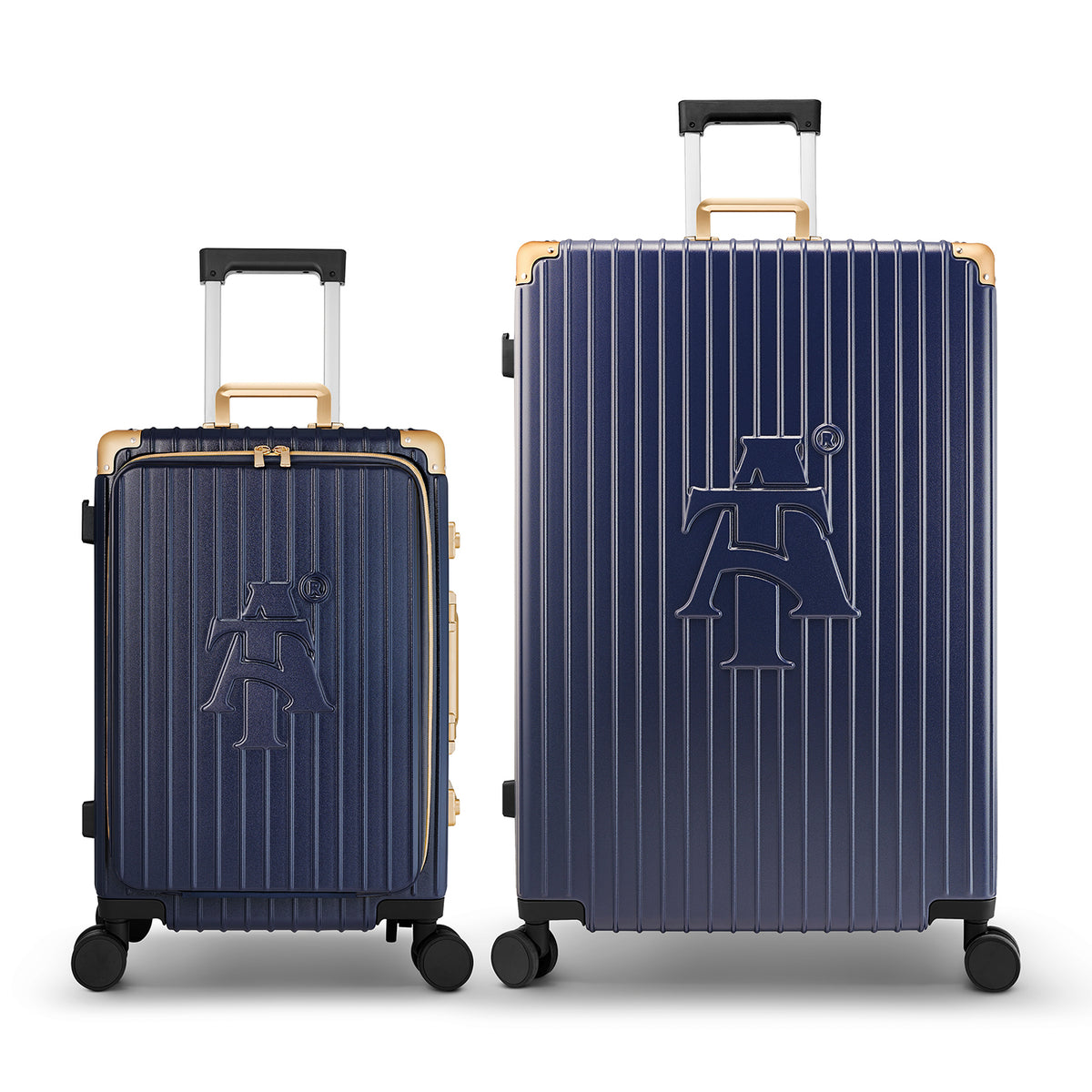 North Carolina A&amp;T 2 Piece PC/Aluminum Luggage (PRE-ORDER)
