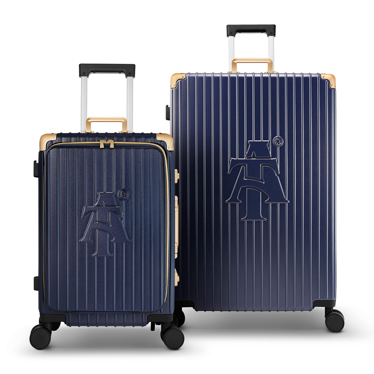 North Carolina A&amp;T 2 Piece PC/Aluminum Luggage (PRE-ORDER)
