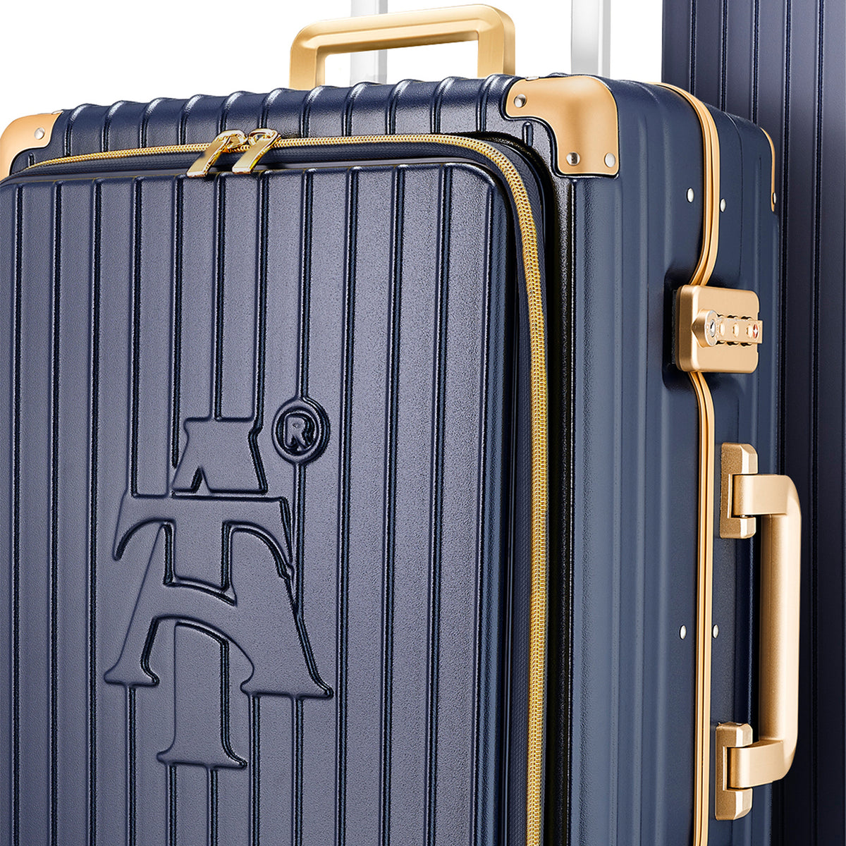 North Carolina A&amp;T 3 Piece PC/Aluminum Luggage (PRE-ORDER)