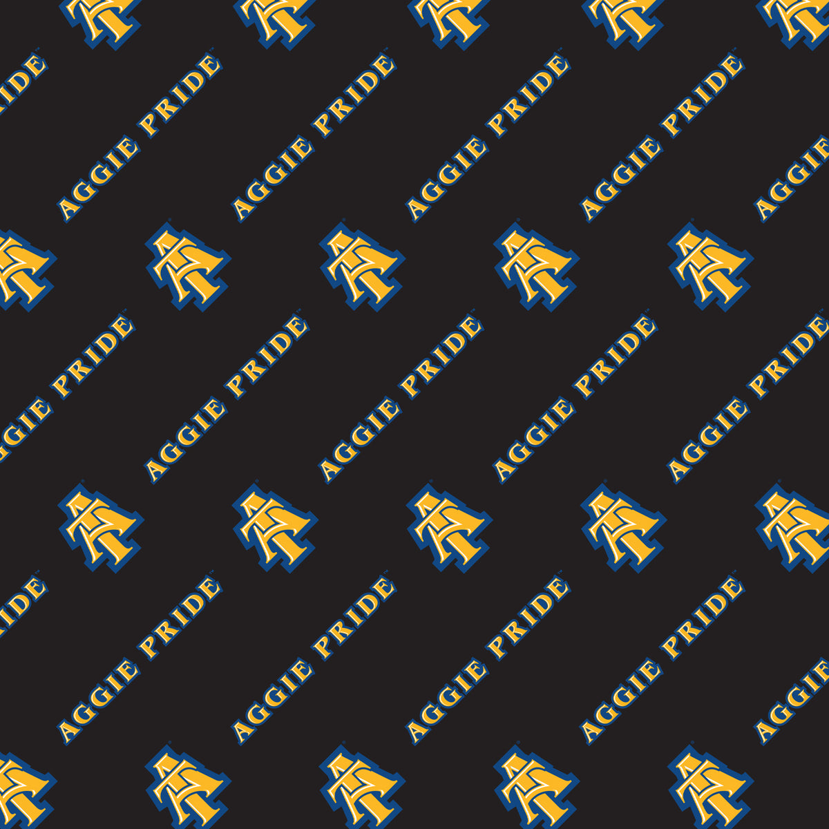 North Carolina A&amp;T 3 Piece PC/Aluminum Luggage (PRE-ORDER)